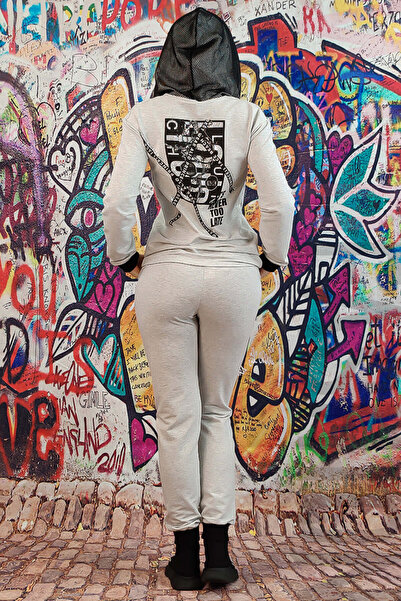 WildFashion Fashion tracksuit with prints and rhinestones G822-18