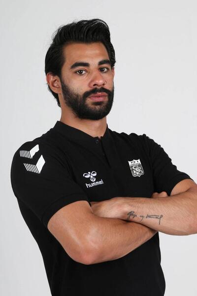 hummel Μπλουζάκι με βαμβακερό γιακά Armin Μαύρο Sivasspor