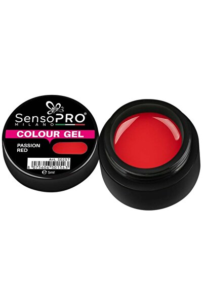 SensoPRO Milano Gel UV colorat Passion Red 5ml,