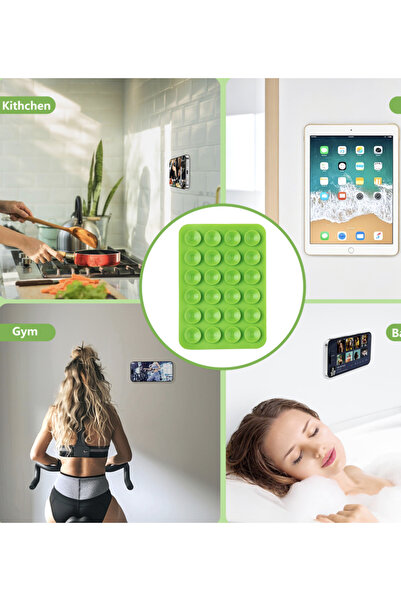 LeYi Universal car and home phone holder with suction cups and 3M adhesive tape, reusable, secure fit