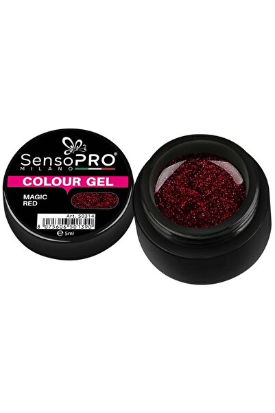 SensoPRO Milano Gel UV colorat Magic Red 5ml,