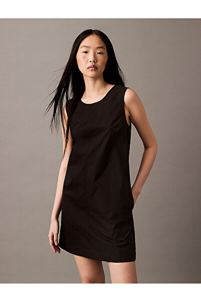 Calvin Klein Women's Poplin Sleeveless Dress