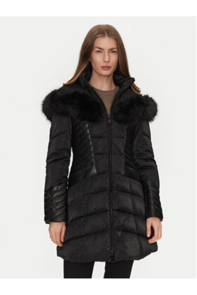 Guess Geacă de damă cu puf negru W4BL61WGLZ0