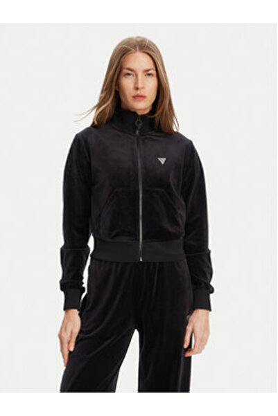 Guess Hanorac negru pentru femei V3BQ22K0232