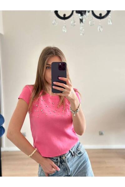 adel deniz collection kadın örme bluz triko penpe kaçmaz