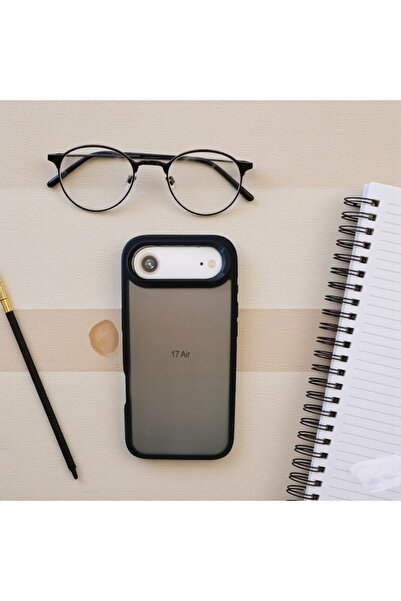 Gtech Phone Case, NEO, for IPHONE 17 Air, Acrylic+TPU, Durable, Raised Edges for Camera, Smoky/Black
