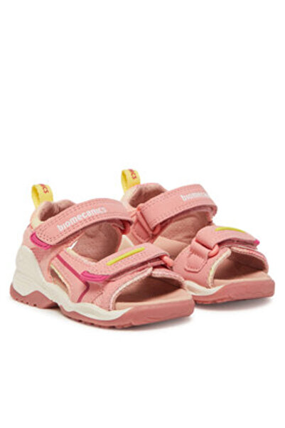 BIOMECANICS Σανδάλια για κορίτσια ροζ BIOMECANICS-252246 B488 CORAL (NOBUCK) M