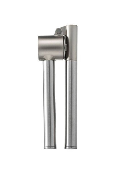 Primo Plus مكبس ثوم من الفولاذ المقاوم للصدأ فضي 14 سم