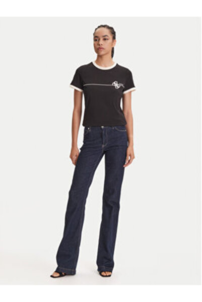 Guess Tricou damă negru V5YI01J1314