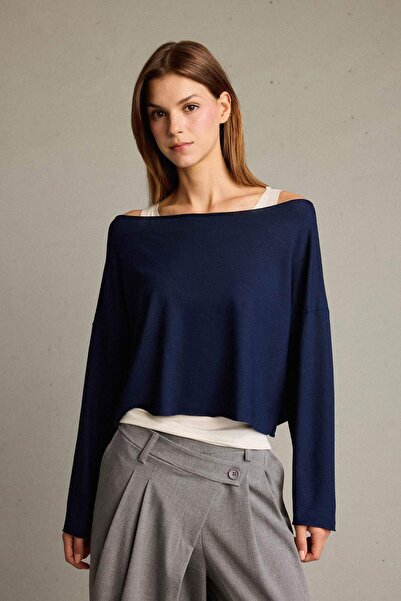 DeFacto Світшот з круглим вирізом Regular Fit Modal G3333AX25WN