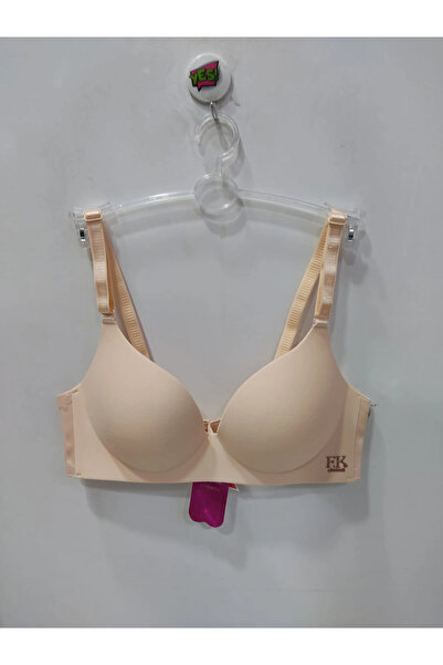 F.K Fk Laser Cut Unpadded and Underwire-Free Bra-Tan