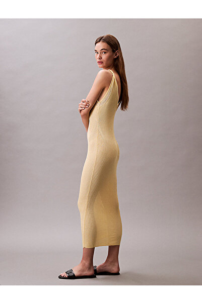 Calvin Klein Women's Bright Rayon Rib Dress