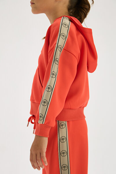 Tyess Girl Red Tracksuit Top