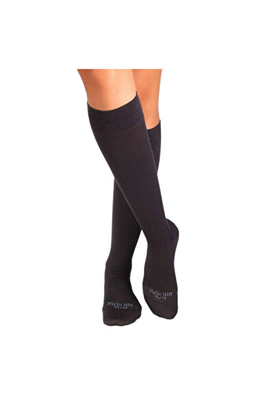 Pirin Hill Șosete compresive lungi 3/4 din Bumbac Mercerizat Antracit