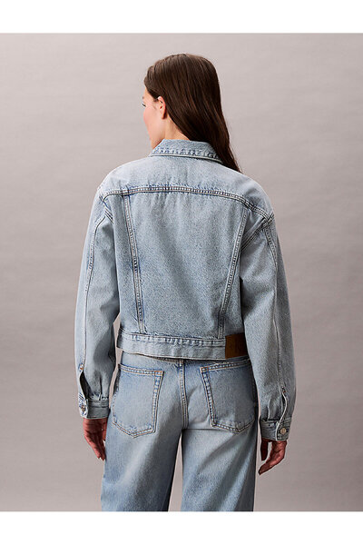 Calvin Klein Women's 90S Trucker Lafayette Denim Jacket