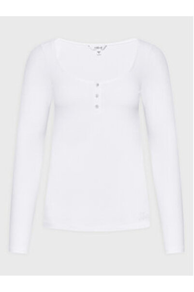 Guess Women's Blouse White W2YP46KBCO2