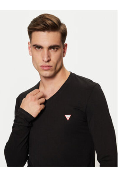 Guess Men's Longsleeve Black M2YI08J1314