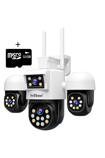 SRIHOME Cameră de supraveghere video CCTV cvadrupla WIFI SH069 PRO