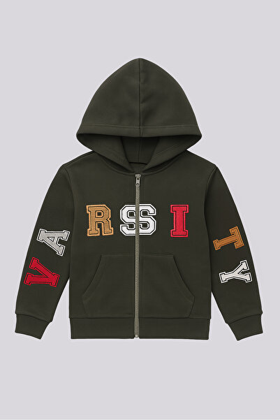 Nebbati Boy Khaki Tracksuit Top