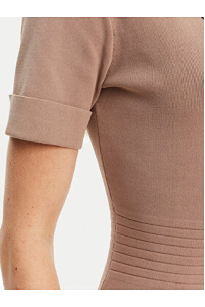 Guess Rochie tricotată bej pentru femei W5YK29Z0130