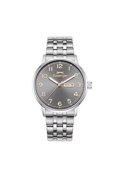Slazenger Sl.09.2560.2.04 Quartz Steel Grey 42 mm Men's Wristwatch