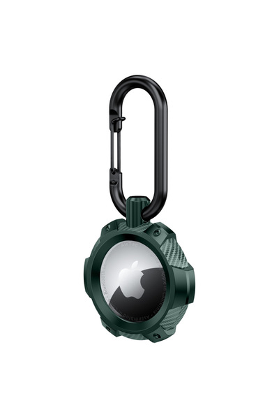 Choice حافظة واقية متينة مقاومة للصدمات باللون الأخضر الداكن لحامل Airtag Arm...