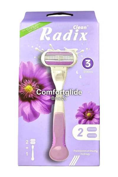 RADIX Clean شفرات حلاقة ComfortGlide Breeze، عبوتان، 3 شفرات