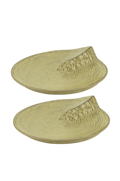 Culinaro Set of 2 ceramic plates for presentation Akira 29cm