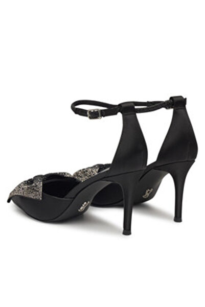 Steve Madden Γυναικεία Ψηλοτάκουνα Παπούτσια Μαύρα STEVE MADDEN-SM19000126 486 ΜΑΥΡΟ ΣΑΤΕΝ