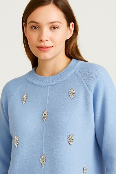 Moodbasic Taşlı Kazak 47-26K