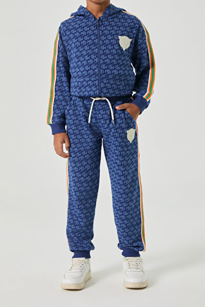 Nebbati Boy Navy Blue Tracksuit Bottom