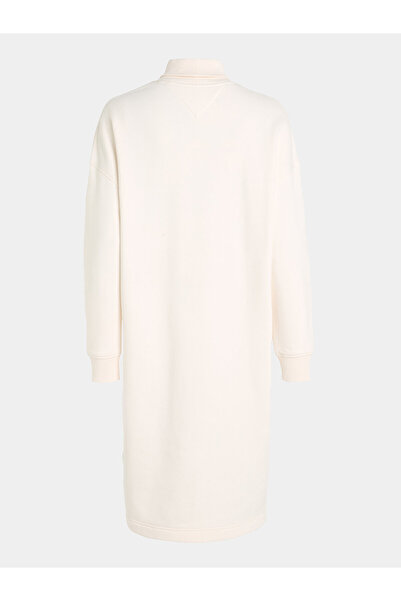 Tommy Jeans Rochie tricotată pentru femei DW0DW16462 albă