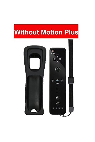 Choice جهاز تحكم عن بعد لاسلكي 2 في 1 من TECTINTER باللون الأسود لجهاز Nintendo Wii/Wii U بدون لوحة مفاتيح