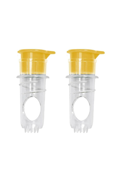 Choice 2pcs 2/3pcs Manual Lemon Squeezer Portable Handheld Lime Juicer with Lid Screw-Top Lemon Squeezer Ma