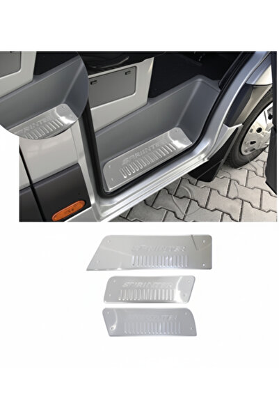 ALMİNOX AUTO PLAST Mercedes Sprinter W906 Kapı Eşiği Koruma Çıtası - Krom / P...