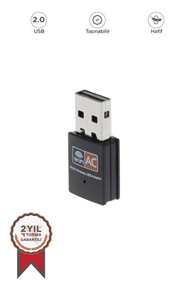 Torima YD-48 USB 2.0 600 Mbps Mini Wifi Adaptörü Kablosuz Alıcı