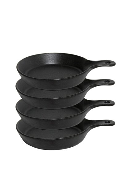 Culinaro CERAMIC Set 4 Mini tigaii rotunda pentru gratinare din ceramica 16,4xh3,5cm (6335)