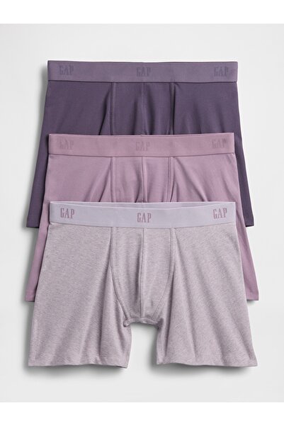 GAP Erkek Mor 3'lü Boxer Seti