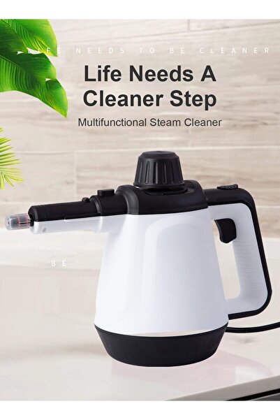 DLC 1200W 8-in-1 Handheld Steam Cleaner (White)