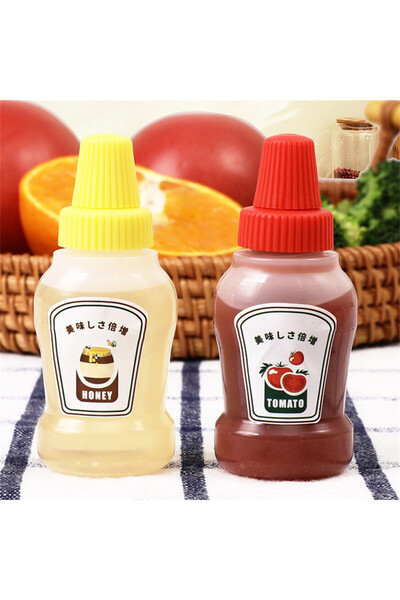 Choice1 2PCS 4pcs Mini Condiment Bottles Portable Seasoning Storage Container...