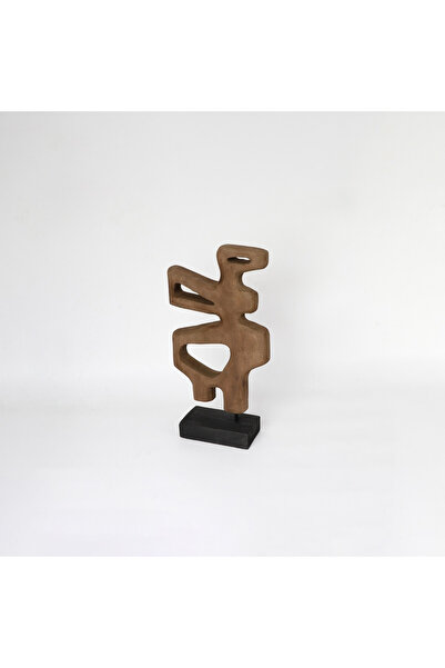 DEC13 قطعة ديكور خشبية تجريدية بتصميم معاصر