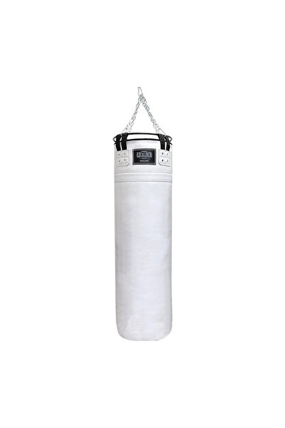 Excalibur Proline Steel Salon Tipi Çemberli Boks Torbası 135 x 40 cm Beyaz