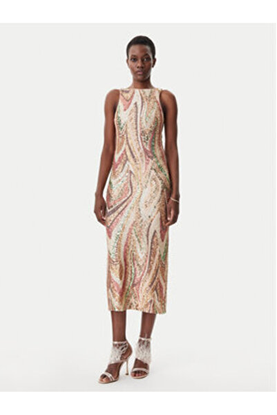 Lola Casademunt By Maite Γυναικείο φόρεμα κοκτέιλ MS2516006 Πολύχρωμο