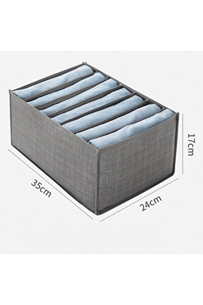 Choice 7 Grids gray-M Clothes Storage Box Underwear Bra Organizer Storage Box...