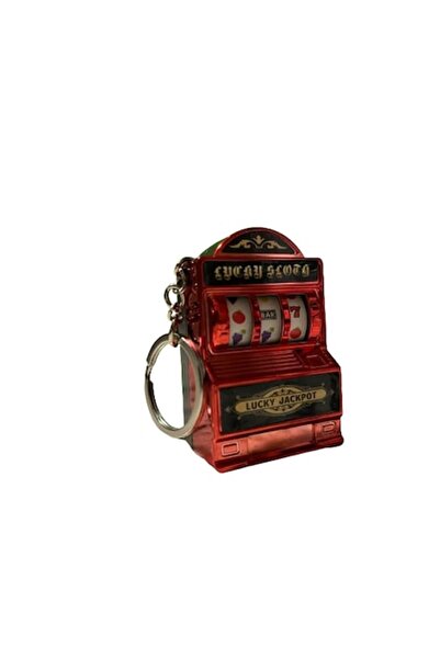 dalimag Keychain Slot Machine Functional Mechanism Manual, Plastic, Red, AVD TOYS®