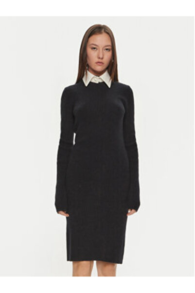 Calvin Klein Rochie tricotată pentru femei K20K207499 Negru