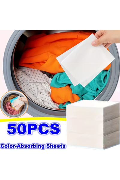 Choice 50 قطعة 250 قطعة من أقراص الغسيل الورقية الماصة للألوان المضادة للصبغ ...