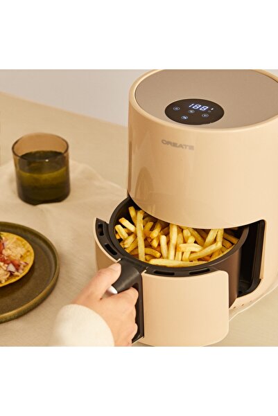 Create Hot air fryer, CREATE, Air Fryer, 1.5 l, beige