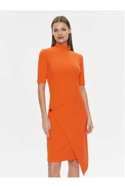 Calvin Klein Rochie casual pentru femei K20K206498 portocalie