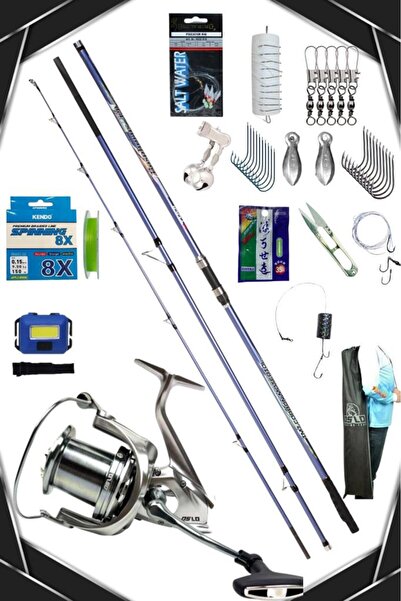 Oslo Surf Max 10000 Ryuji Bosphorus 420cm 250gr Profesyonel Surf Olta Seti